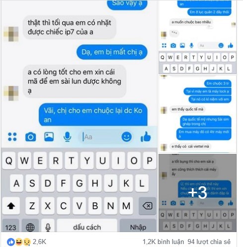 Girl xinh nhặt được iphone 7 nhắn tin xin pass icloud để… đỡ phải bẻ khóa Girl xinh nhặt được iphone 7 nhắn tin xin pass icloud để… đỡ phải bẻ khóa