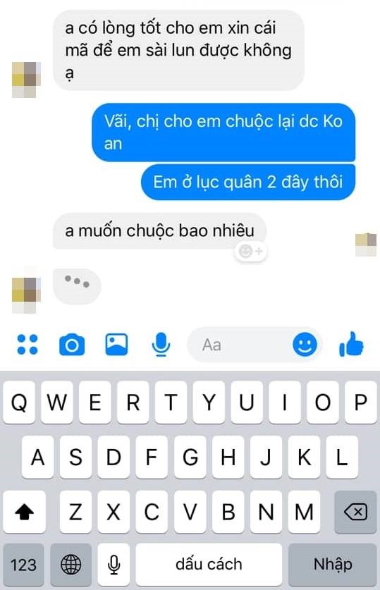 Girl xinh nhặt được iphone 7 nhắn tin xin pass icloud để… đỡ phải bẻ khóa Girl xinh nhặt được iphone 7 nhắn tin xin pass icloud để… đỡ phải bẻ khóa