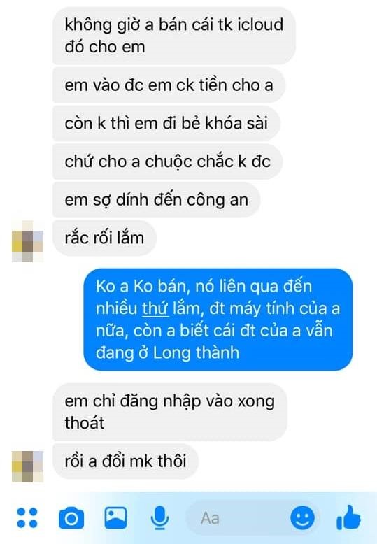 Girl xinh nhặt được iphone 7 nhắn tin xin pass icloud để… đỡ phải bẻ khóa Girl xinh nhặt được iphone 7 nhắn tin xin pass icloud để… đỡ phải bẻ khóa