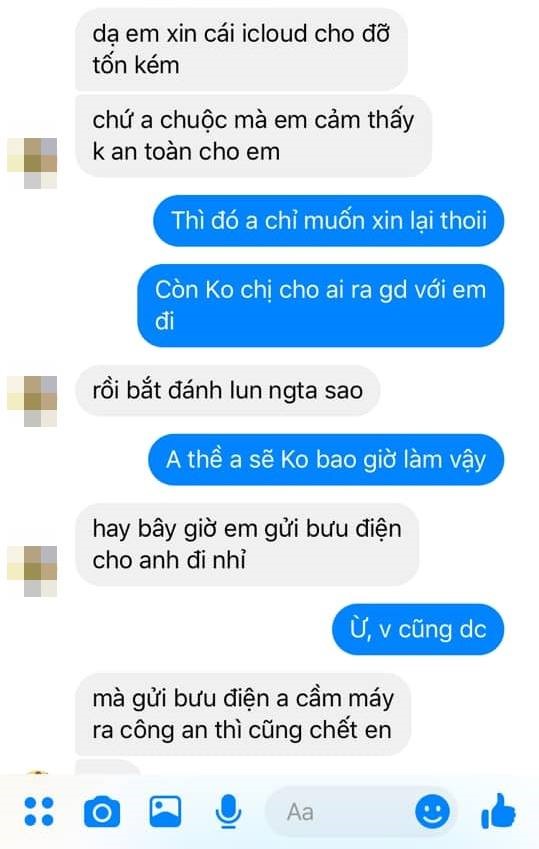 Girl xinh nhặt được iphone 7 nhắn tin xin pass icloud để… đỡ phải bẻ khóa Girl xinh nhặt được iphone 7 nhắn tin xin pass icloud để… đỡ phải bẻ khóa