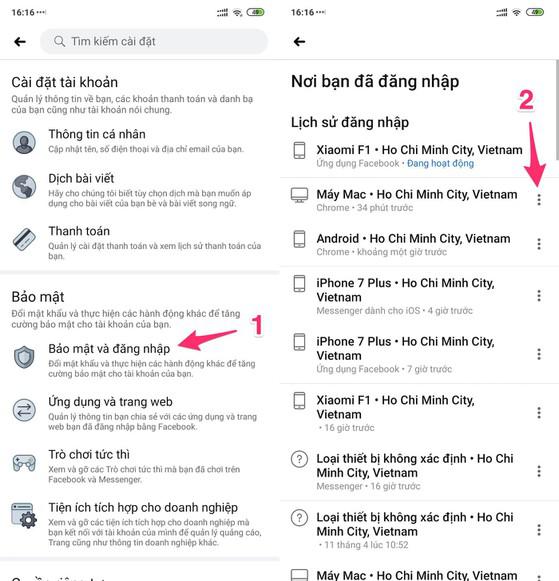 Làm sao để đăng xuất tài khoản Facebook và Zalo từ xa?