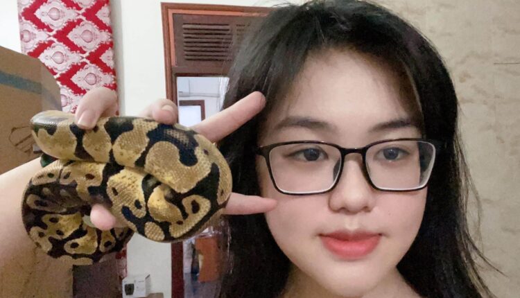 Nữ sinh đạt 8.5 ielts “gây sốc” với sở thích nuôi bò sát