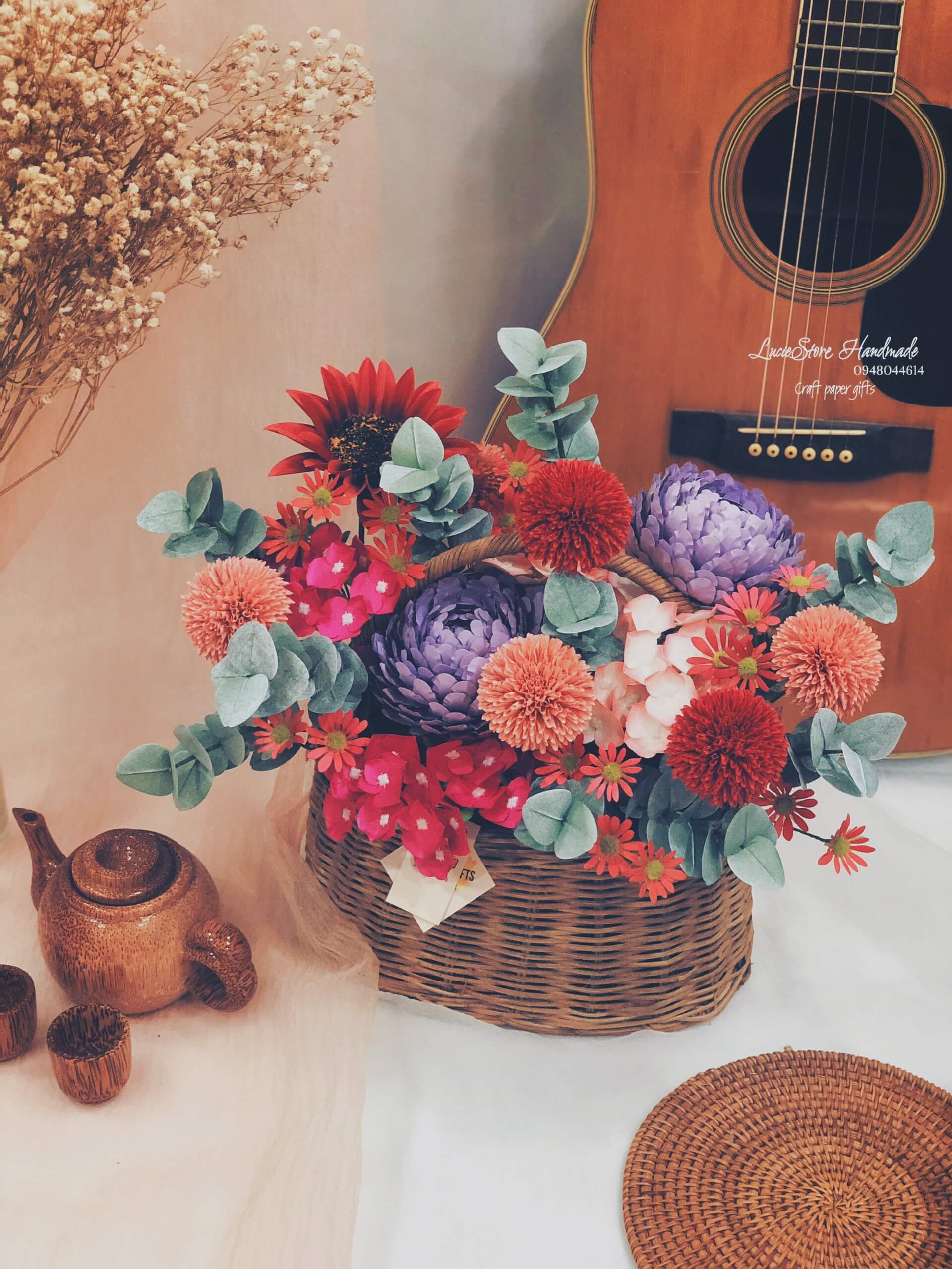 Hoa giấy LucieStore - Top đầu những shop hoa giấy Handmade độc đáo, ấn tượng Hoa giấy LucieStore - Top đầu những shop hoa giấy Handmade độc đáo, ấn tượng