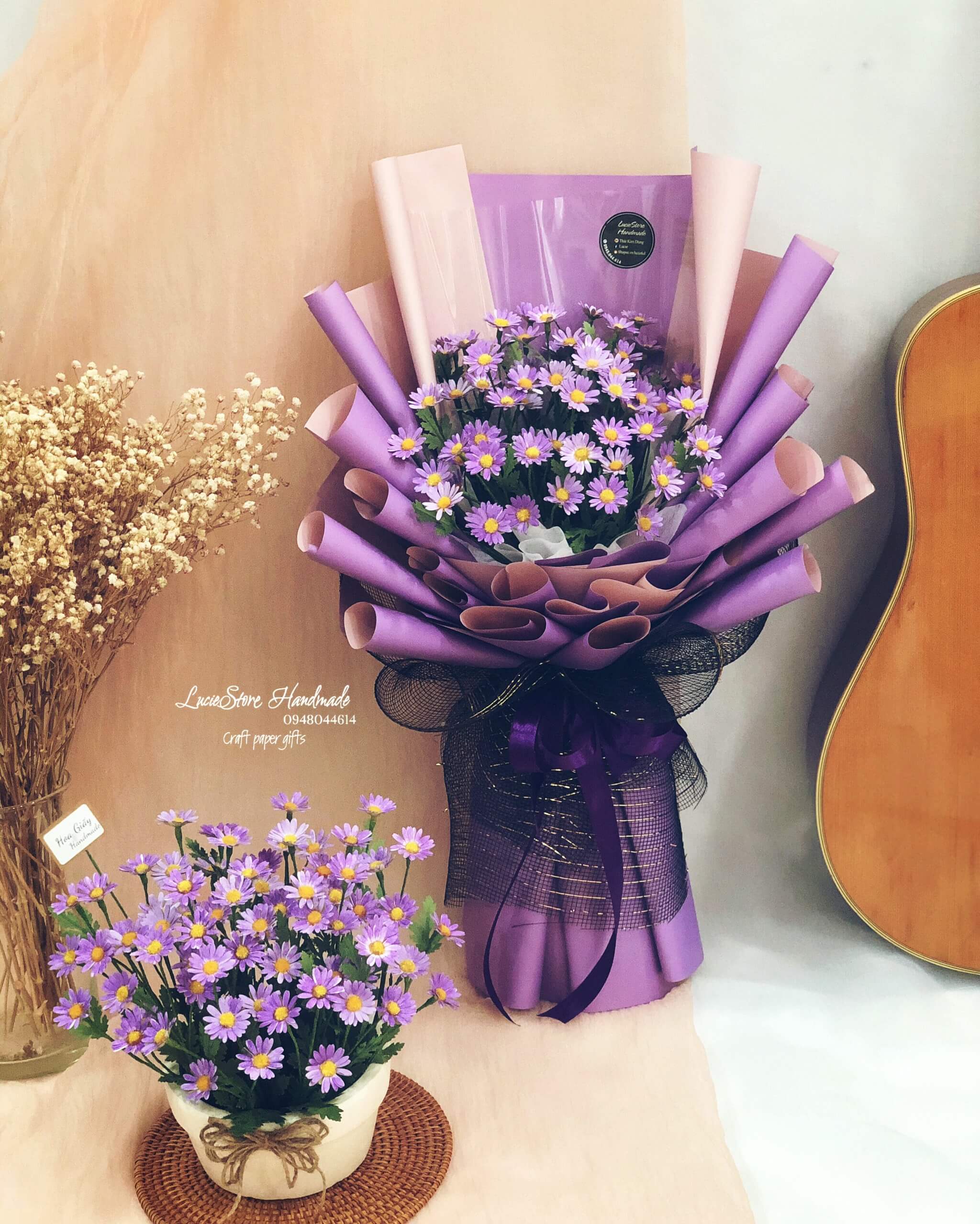 Hoa giấy LucieStore - Top đầu những shop hoa giấy Handmade độc đáo, ấn tượng Hoa giấy LucieStore - Top đầu những shop hoa giấy Handmade độc đáo, ấn tượng