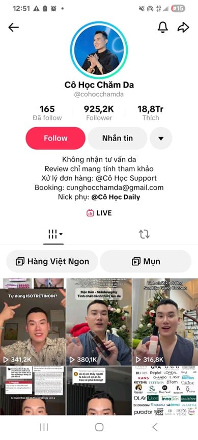 “Cô Học Chăm Da”: Từ reviewer nổi lên nhanh chóng đến tâm điểm tranh cãi về niềm tin “Cô Học Chăm Da”: Từ reviewer nổi lên nhanh chóng đến tâm điểm tranh cãi về niềm tin